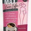 Max Curve Coffee – Instant Coffee Mix with L-Carnitine, L-Glutathione, White Kidney Bean & Cactus Extract | Premium Coffee Blend for Active Lifestyle (10 Sachets)