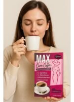 ⁦Max Curve Coffee – Instant Coffee Mix with L-Carnitine, L-Glutathione, White Kidney Bean & Cactus Extract | Premium Coffee Blend for Active Lifestyle (10 Sachets)⁩ - الصورة ⁦2⁩
