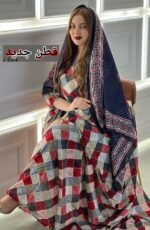 ثوب مصنوع من القطن بتصميم جميل مطبوع عليه شيلة متناسق، متوفر بنمط الظفاري والجلابية