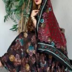 ثوب إيراني مصنوع من القطن بتصميم جميل مطبوع عليه شيلة إيراني متناسق، متوفر بنمط الظفاري والجلابية